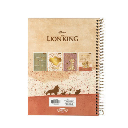 Cuaderno Especial 150 Hojas Rey Leon Gold Artel