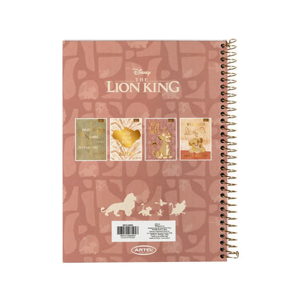 Cuaderno Especial 150 Hojas Rey Leon Gold Artel