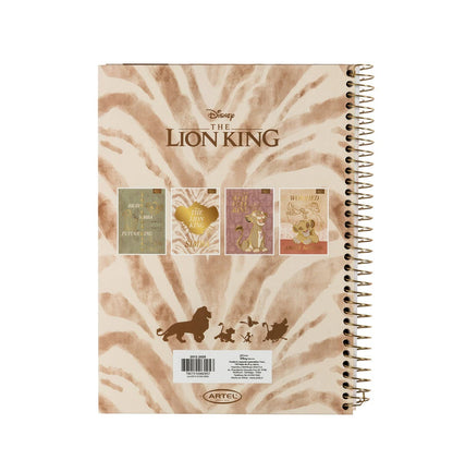 Cuaderno Especial 150 Hojas Rey Leon Gold Artel