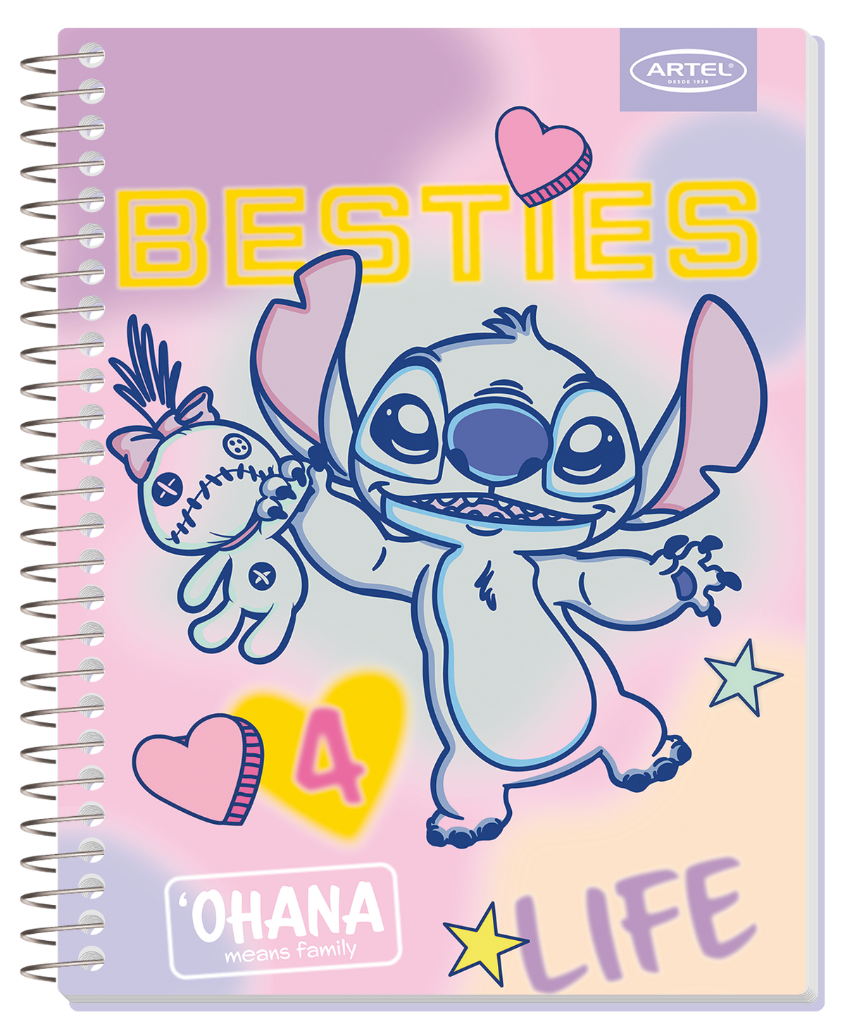 Cuaderno Especial Artel 120 Hojas 7Mm Stitch