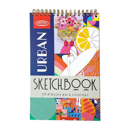 Sketch Book 25 diseños 40 hjs 80 gr Artel