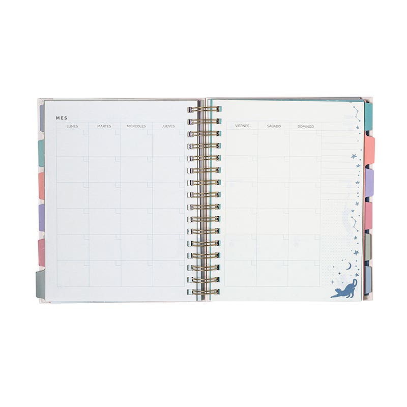 Planner 12 meses Magic 17x21cm