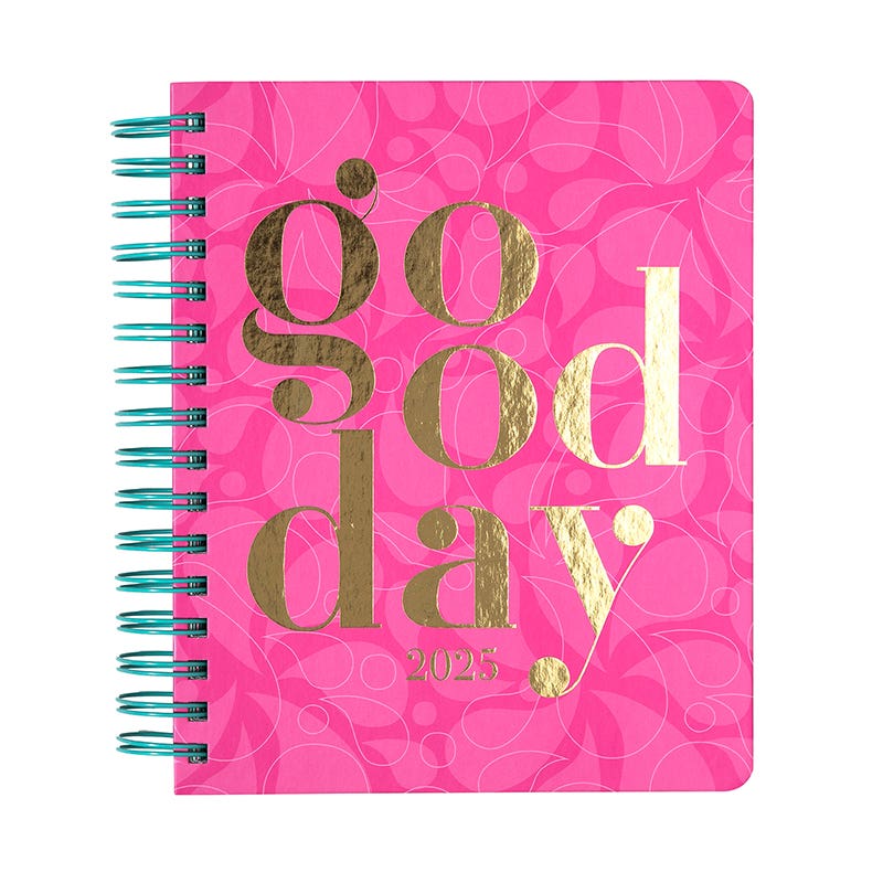 Agenda 2025 Pink Con Espiral