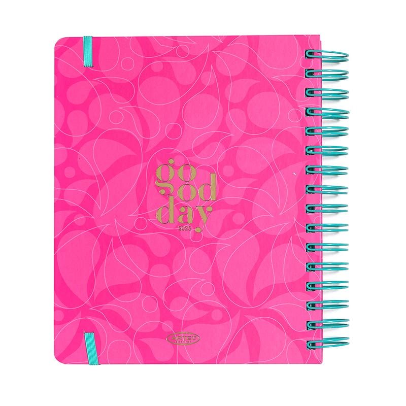 Agenda 2025 Pink Con Espiral