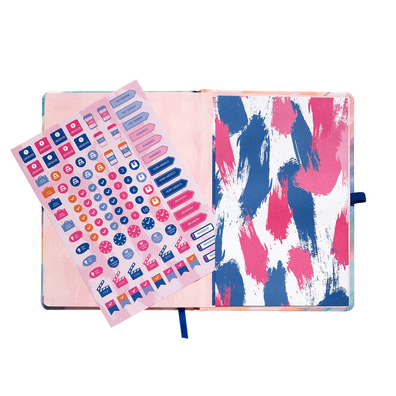 Agenda 2026 Artel Formato Semana A La Vista Diseño Blue&Rose