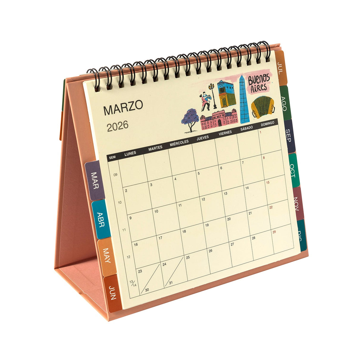 Calendario Escritorio Artel Diseño Ciudades