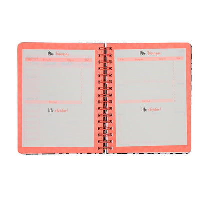 Planner 12 meses AnimalPrint 164x214mm