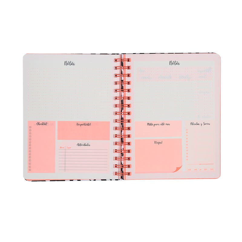 Planner 12 meses AnimalPrint 164x214mm
