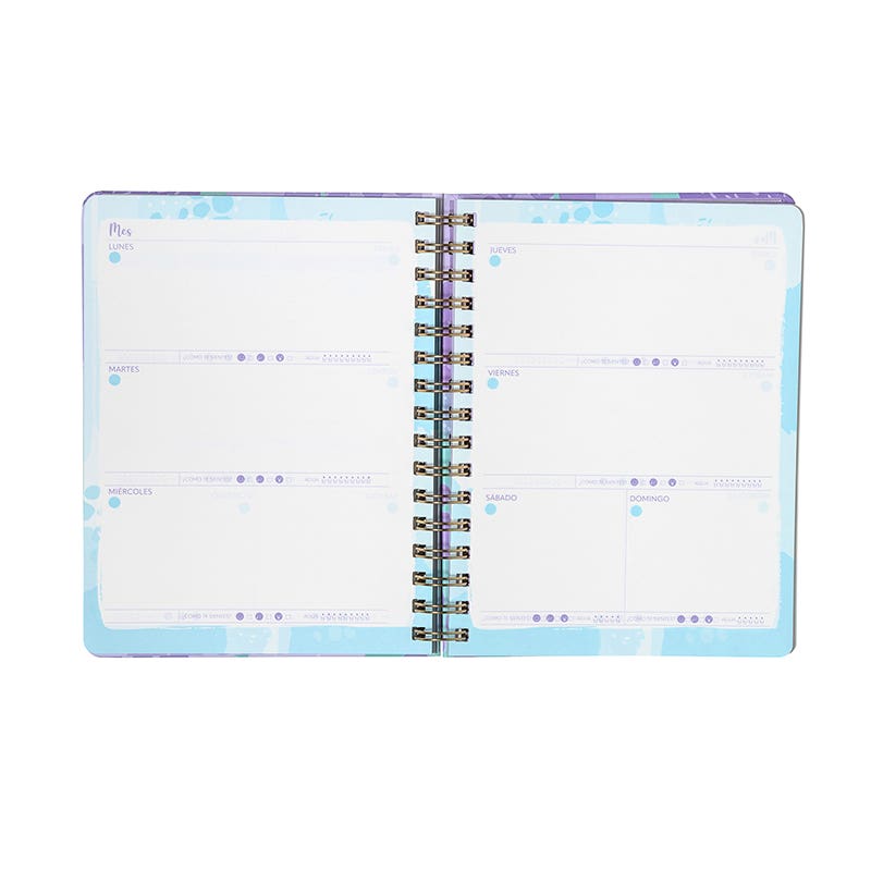Planner 12 meses PastelCool 164x214mm