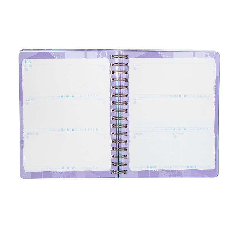 Planner 12 meses PastelCool 164x214mm