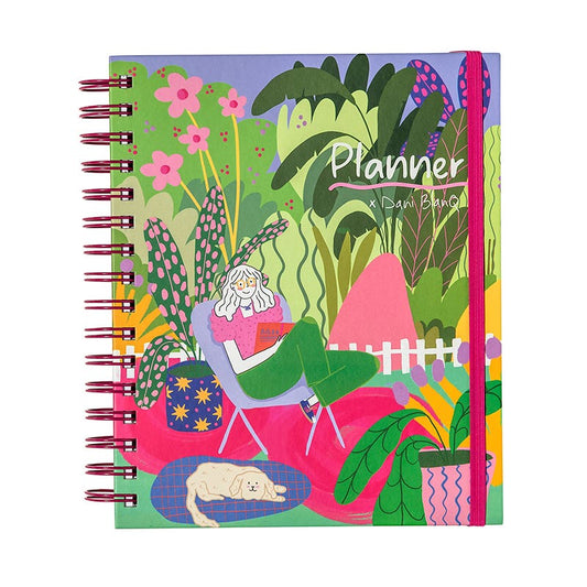 Planner 12 meses 175x215mm Dani Blanq