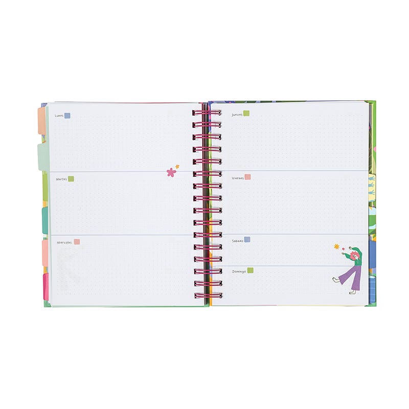 Planner 12 meses 175x215mm Dani Blanq
