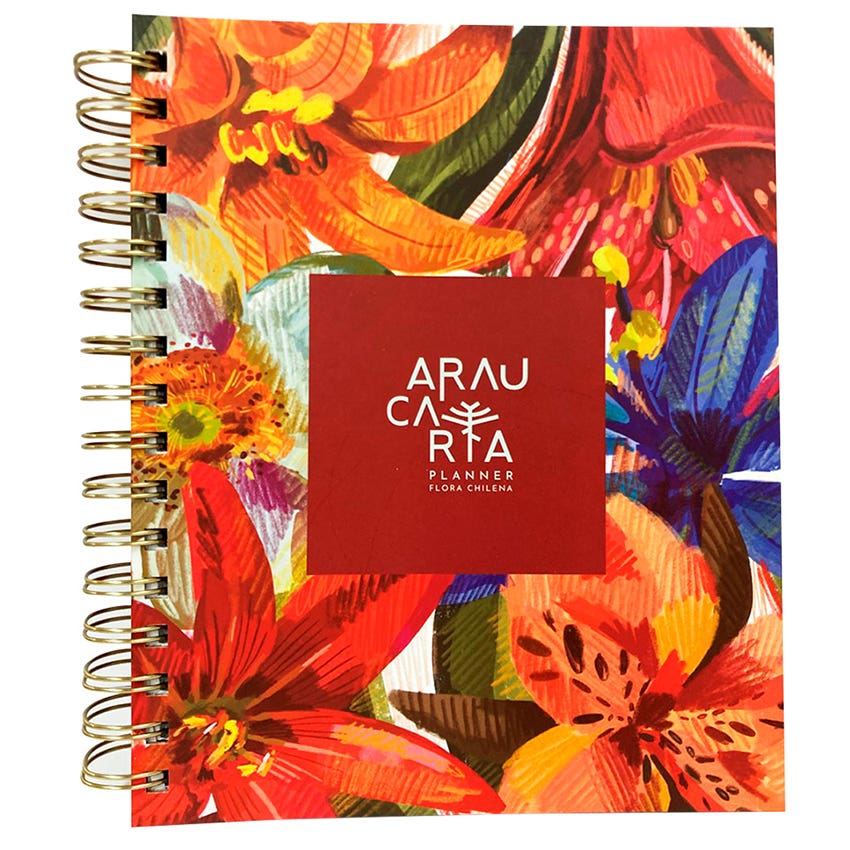 Planner 17,4x21,4cm Flora Ch. Araucaria
