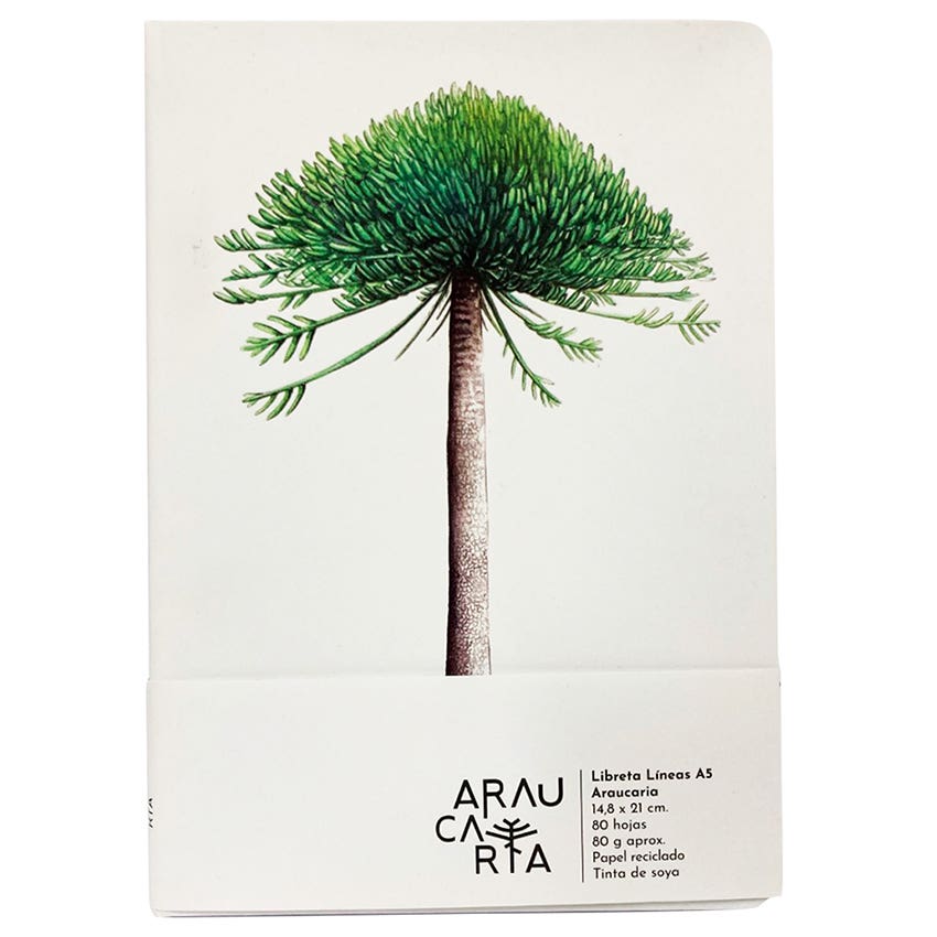 Lib. Lín. 14,8x21cm Araucaria Araucaria
