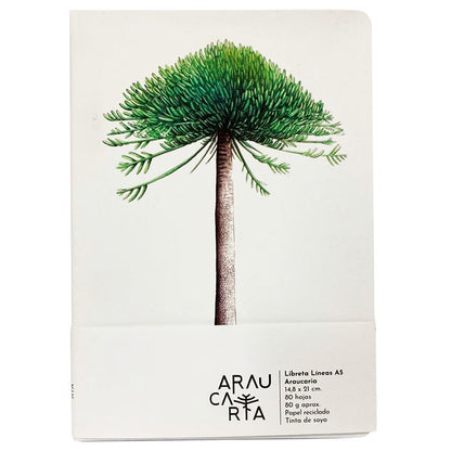Lib. Lín. 14,8x21cm Araucaria Araucaria