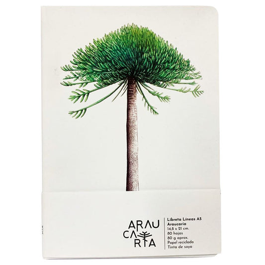 Lib. Lín. 14,8x21cm Araucaria Araucaria