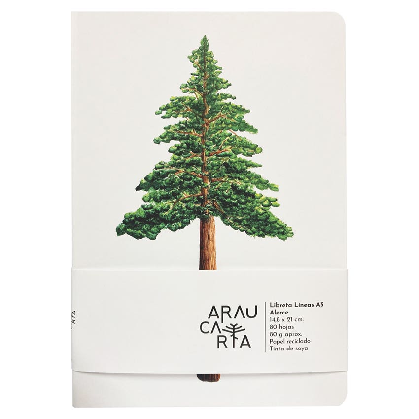 Lib. Lín. 14,8x21cm Alerce Araucaria
