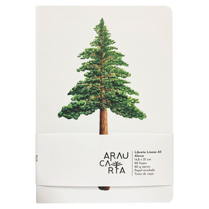 Lib. Lín. 14,8x21cm Alerce Araucaria