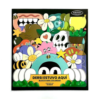 Block Para Colorear Dersi Estuvo Aquí x Godersi