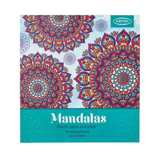 Block para colorear Mandalas