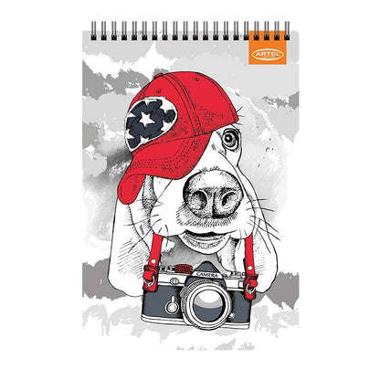 CROQUERA ARTEL 80 HOJAS DISEÑO ANIMALES DIVERTIDOS