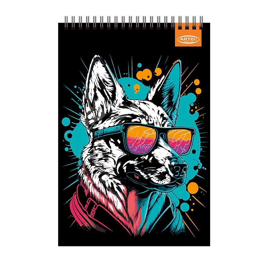 CROQUERA ARTEL 80 HOJAS DISEÑO ANIMALES DIVERTIDOS