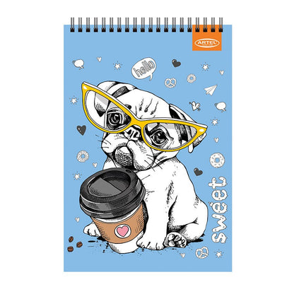 CROQUERA ARTEL 80 HOJAS DISEÑO ANIMALES DIVERTIDOS
