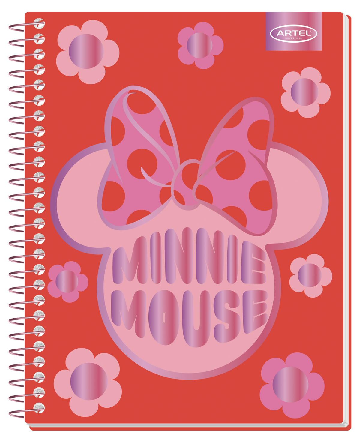 Cuaderno Especial Artel 150 Hojas 7Mm Minnie Pink