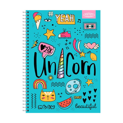 Cuaderno Especial 150 Hojas 7mm Unicornio Artel