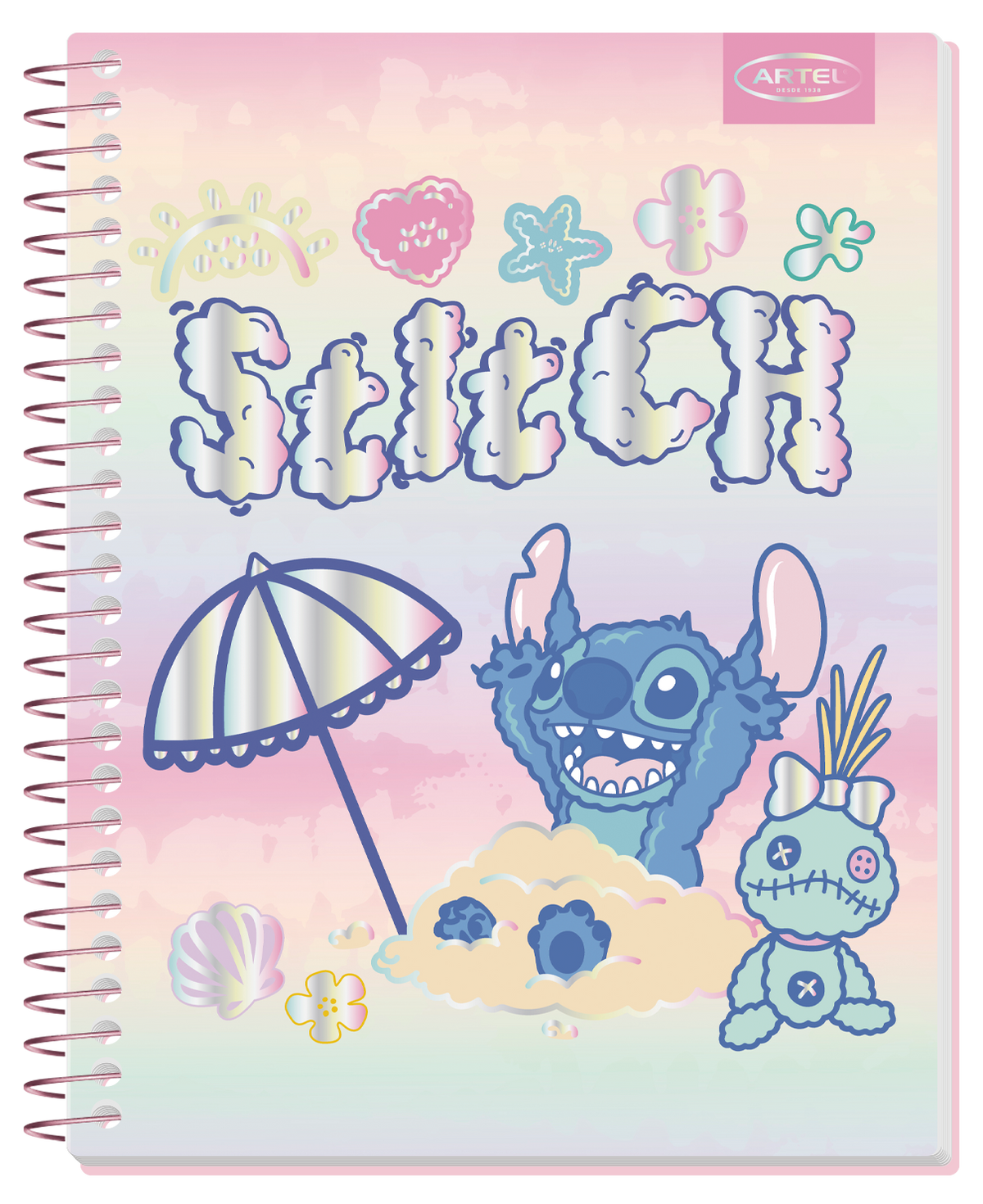 Cuaderno Especial Artel 150 Hojas Stitch Beach