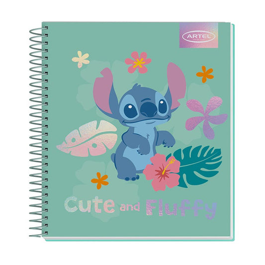 Cuaderno Book 120 Hojas Stitch Cute