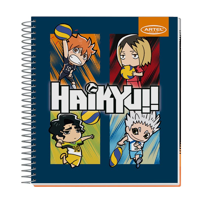 Cuaderno Book Haikyu!! Artel 120 Hojas