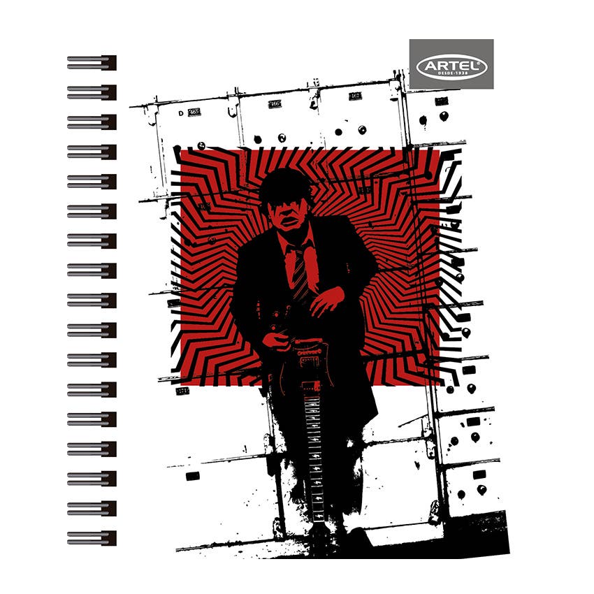 CUADERNO ESPECIAL ARTEL 120 HOJAS ACDC