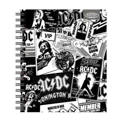 CUADERNO ESPECIAL ARTEL 120 HOJAS ACDC