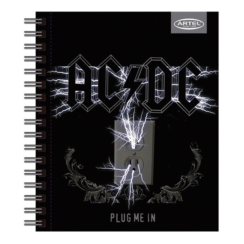 CUADERNO ESPECIAL ARTEL 120 HOJAS ACDC