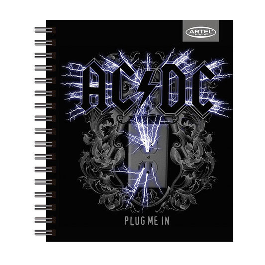CUADERNO ESPECIAL ARTEL 120 HOJAS ACDC