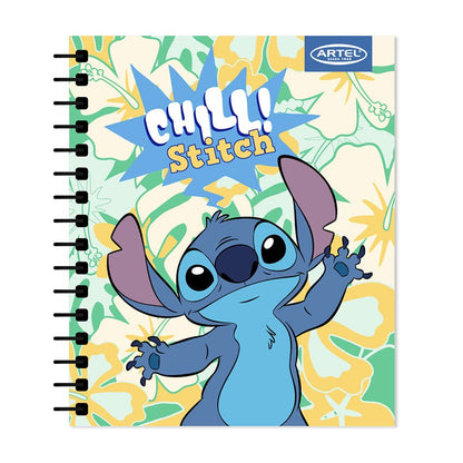 CUADERNO BOOK ARTEL 120 HOJAS  DISEÑO STITCH