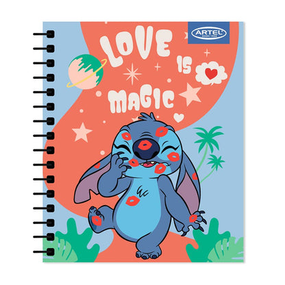 CUADERNO BOOK ARTEL 120 HOJAS  DISEÑO STITCH