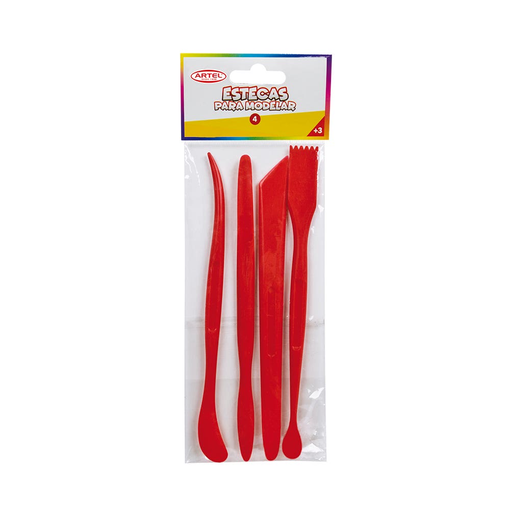 Set 4 Estecas Para Modelar Artel