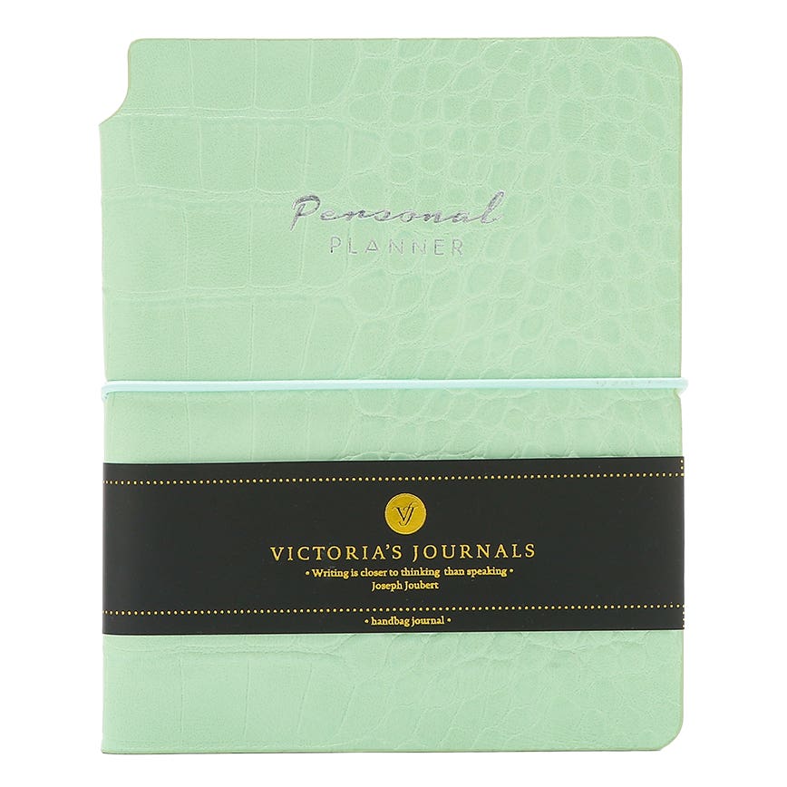 Libreta A6 Tapa Verde Victorias Journals 96h Lineas 80g   