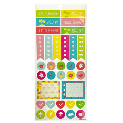 Stickers Block Planner 8 hojas(205x90mm)