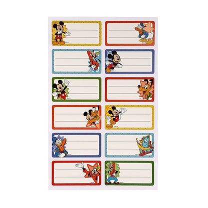Set 12 Etiquetas Nombre 35x70mm Mickey