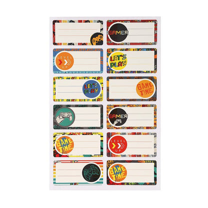 Set 12 Etiquetas Nombre 35x70mm Surtido Niño