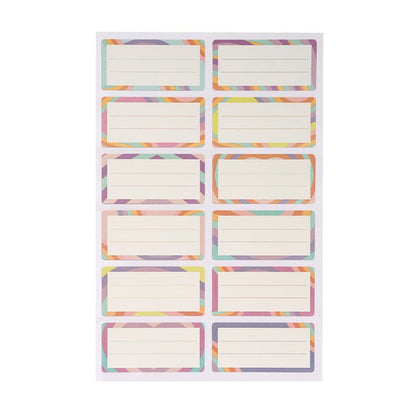 Set 12 Etiquetas Nombre 35x70mm Surtido Niña
