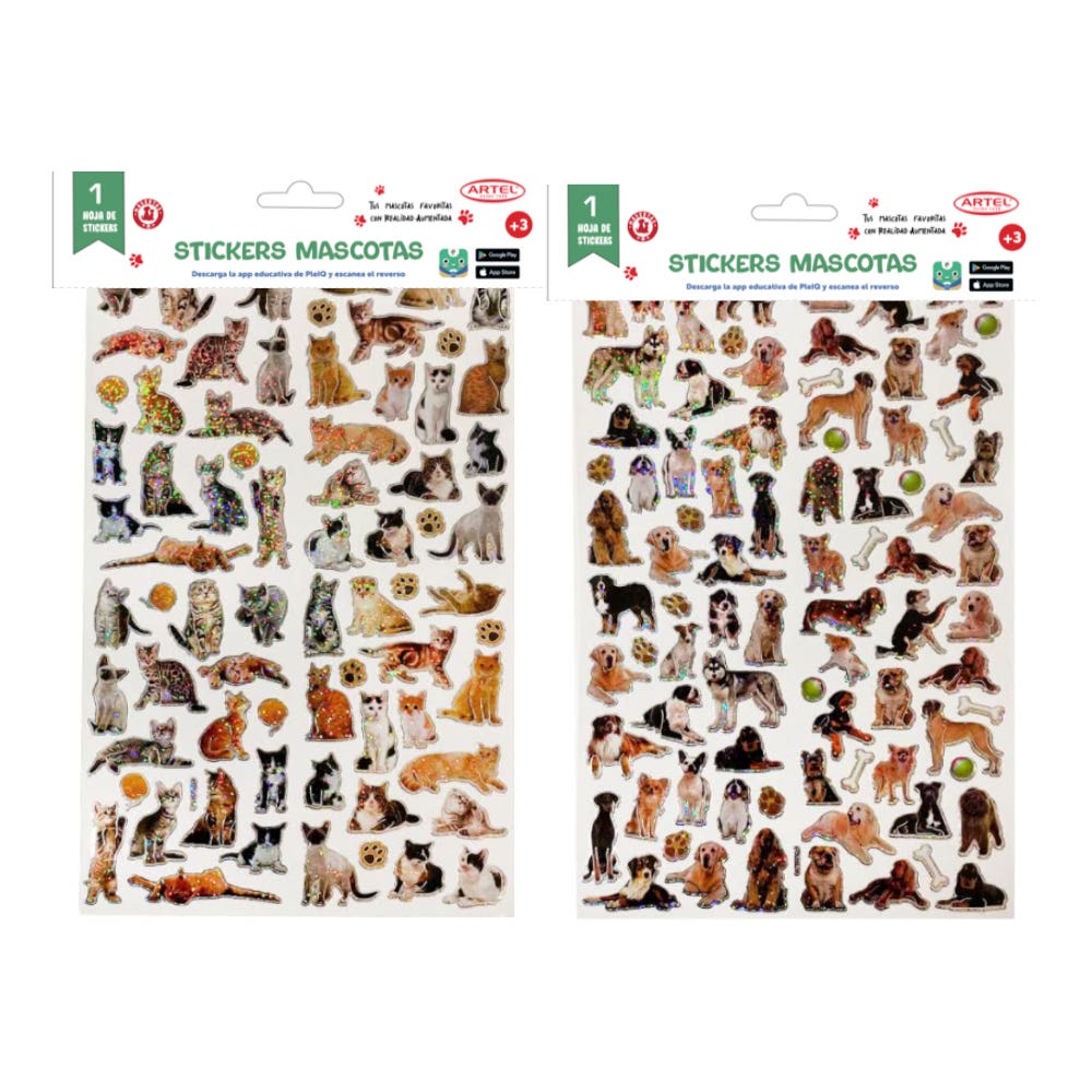 Stickers Mascotas Perros o Gatos Artel