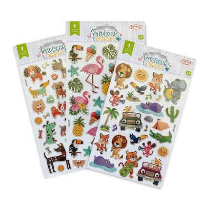 Stickers Animales.Artel