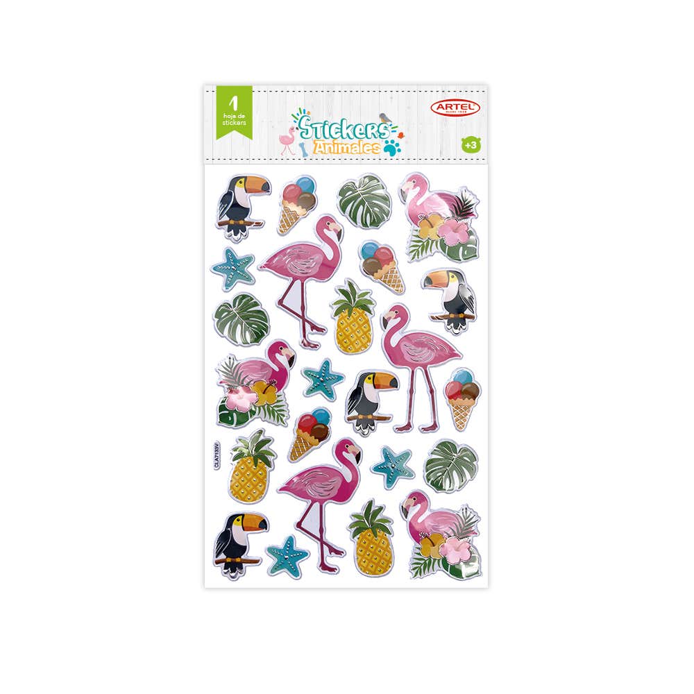 Stickers Animales.Artel