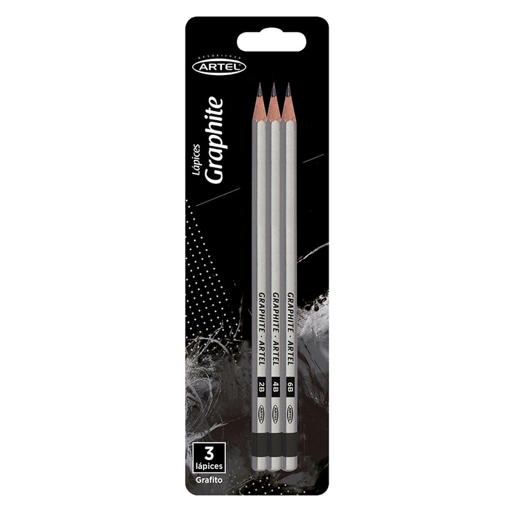 3 Lápiz Graphite  Artel