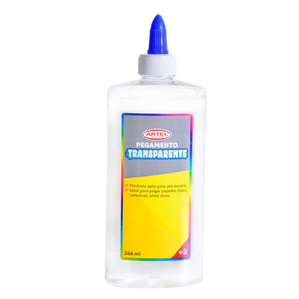 Pegamento Escolar Transparente 266ml