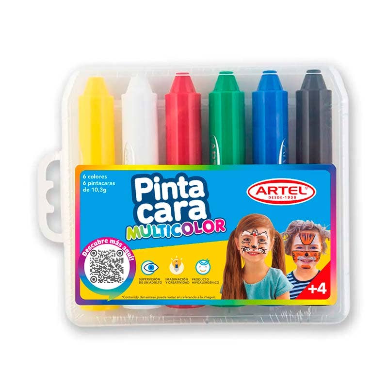 Pinta Cara 6 Colores Artel